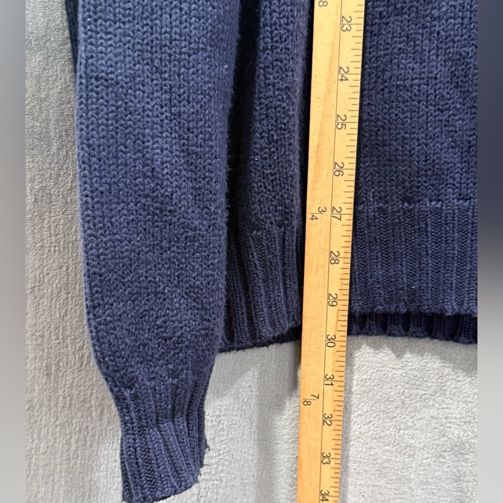 Vtg Polo Ralph Lauren Sweater Blue Classic Fit Pony Grandpa Old Money Men Sz XL - Picture 6 of 8